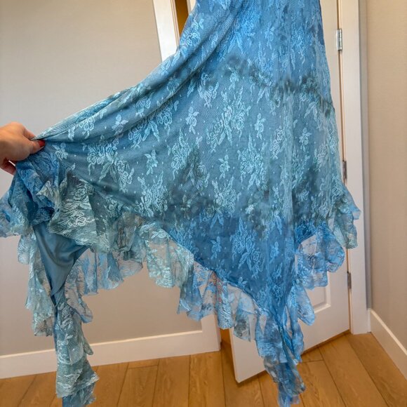 Urban Outfitters Lace Hyacinth midi dress in Blue-Size Small Fairy dress - Picture 7 of 8